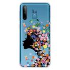 For Galaxy A11 / M11 Shockproof Painted Transparent TPU Protective Case(Flower Girl) - 1