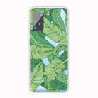 For Galaxy A91 / S10 Lite 2020 Shockproof Painted Transparent TPU Protective Case(Banana Leaf) - 1