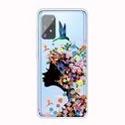 For Galaxy A91 / S10 Lite 2020 Shockproof Painted Transparent TPU Protective Case(Flower Girl) - 1
