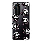 For Huawei P40 Shockproof Painted Transparent TPU Protective Case(Hug Bear) - 1