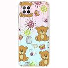 For Huawei P40 Lite Shockproof Painted Transparent TPU Protective Case(Little Brown Bear) - 1