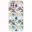 For Huawei P40 Lite Shockproof Painted Transparent TPU Protective Case(MIni Cats) - 1