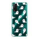 For Huawei Honor Play 4T Pro Shockproof Painted Transparent TPU Protective Case(White Sea Lion) - 1