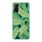 For Huawei Honor Play 4T Pro Shockproof Painted Transparent TPU Protective Case(Banana Leaf) - 1