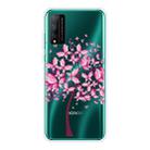 For Huawei Honor Play 4T Pro Shockproof Painted Transparent TPU Protective Case(Butterfly Tree) - 1