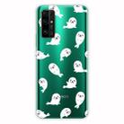 For Huawei Honor 30 Pro Shockproof Painted Transparent TPU Protective Case(White Sea Lion) - 1