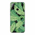 For Huawei Honor Play 4T Shockproof Painted Transparent TPU Protective Case(Banana Leaf) - 1