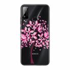 For Huawei Honor Play 4T Shockproof Painted Transparent TPU Protective Case(Butterfly Tree) - 1