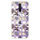 For Xiaomi Redmi K30 Shockproof Painted Transparent TPU Protective Case(MIni Cats) - 1