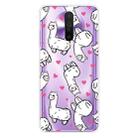 For Xiaomi Redmi K30 Shockproof Painted Transparent TPU Protective Case(Alpaca) - 1