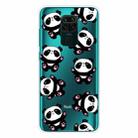 For Xiaomi Redmi Note 9 Shockproof Painted Transparent TPU Protective Case(Hug Bear) - 1