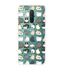 For OnePlus 8 Shockproof Painted Transparent TPU Protective Case(MIni Cats) - 1