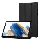 For Lenovo Tab M10 Plus 10.6 3rd Gen 2022 3-fold TPU Leather Tablet Case(Black) - 1