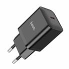 hoco N27 PD 20W Innovative Single Port USB-C/Type-C Charger, EU Plug(Black) - 1