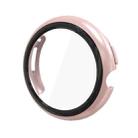 For Google Pixel Watch Tempered Glass Film PC Watch Case(Rose Gold) - 1