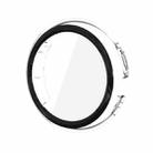 For Google Pixel Watch Tempered Glass Film PC Watch Case(Transparent) - 1