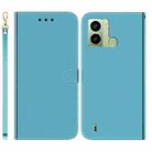 For Xiaomi Redmi A1+ Imitated Mirror Surface Flip Leather Phone Case(Blue) - 1