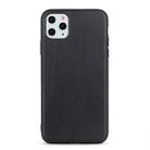 For iPhone 11 Lambskin Texture Protective Case(Black) - 1