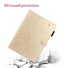 For iPad Pro 11 (2020) Butterflies Embossing Pattern Horizontal Flip Leather Tablet Case with Holder & Card Slot(Gold) - 7