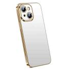 For iPhone 14 SULADA Electroplating Frosted All-inclusive TPU Phone Case(Gold) - 1