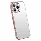 For iPhone 14 Pro Max SULADA Electroplating Frosted All-inclusive TPU Phone Case(Pink) - 1