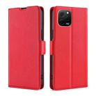 For Huawei nova Y61 Ultra-thin Voltage Side Buckle Horizontal Flip Leather Phone Case(Red) - 1