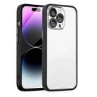 For iPhone 11 Pro Max Cat Eyes Metal Camera Lens Shockproof Protective Phone Case(Black) - 1