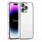 For iPhone 12 Pro Max Cat Eyes Metal Camera Lens Shockproof Protective Phone Case(White) - 1