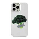 For iPhone 12 Cartoon Film Craft Hard PC Phone Case(Broccoli) - 1