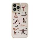For iPhone 11 Cartoon Film Craft Hard PC Phone Case(Yoga) - 1