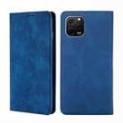 For Huawei nova Y61 Skin Feel Magnetic Horizontal Flip Leather Phone Case(Blue) - 1