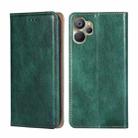 For Realme 9i 5G Global/10 5G Gloss Oil Solid Color Magnetic Leather Phone Case(Green) - 1