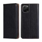 For Huawei nova Y61 Gloss Oil Solid Color Magnetic Leather Phone Case(Black) - 1