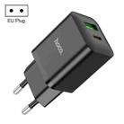 hoco N28 Founder PD 20W USB-C/Type-C+QC 3.0 USB Charger, EU Plug(Black) - 1