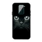 For Xiaomi Redmi Note 9 Pattern Printing Embossment TPU Mobile Case(Whiskered cat) - 1