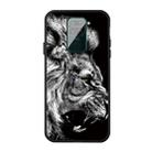 For Xiaomi Redmi Note 9 Pattern Printing Embossment TPU Mobile Case(Lion) - 1