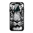 For Xiaomi Redmi Note 9 Pattern Printing Embossment TPU Mobile Case(White Tiger) - 1