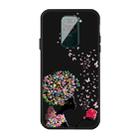 For Xiaomi Redmi Note 9 Pattern Printing Embossment TPU Mobile Case(Corolla Girl) - 1