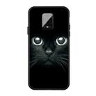 For Xiaomi Redmi Note 9 Pro Pattern Printing Embossment TPU Mobile Case(Whiskered cat) - 1