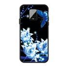 For Xiaomi Redmi Note 9s Pattern Printing Embossment TPU Mobile Case(Orchid Butterfly) - 1