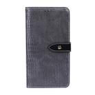 For Huawei P40 Pro idewei Crocodile Texture Horizontal Flip Leather Case with Holder & Card Slots & Wallet(Grey) - 2