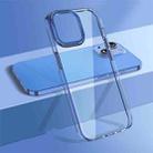 For iPhone 14 wlons Crystal Clear Phone Case(Sierra Blue) - 1