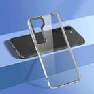 For Samsung Galaxy S23 5G wlons Crystal Clear Phone Case(Black) - 1