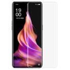 For OPPO Reno9 UV Liquid Curved Full Glue Tempered Glass Film - 1