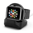 For Apple Watch Smart Watch Silicone Charging Stand Without Charger(Black) - 1