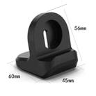 For Apple Watch Smart Watch Silicone Charging Stand Without Charger(Black) - 3