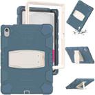 For iPad 10th Gen 10.9 2022 3-Layer Protection Screen Frame + PC + Silicone Tablet Case(Cornflower Blue) - 1