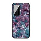 For Huawei P40 Pattern Printing Embossment TPU Mobile Case(Marble) - 1