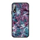 For Huawei P40 Lite E Pattern Printing Embossment TPU Mobile Case(Marble) - 1