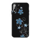 For Huawei P40 Lite E Pattern Printing Embossment TPU Mobile Case(Small orchid) - 1